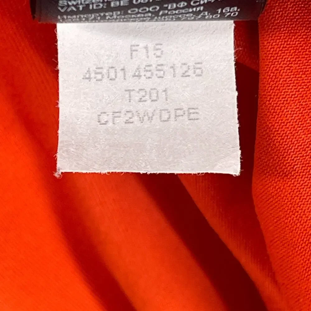 THE NORTH FACE Shirt Mens XL 1/4 Zip Performance Baselayer Long Sleeve Orange